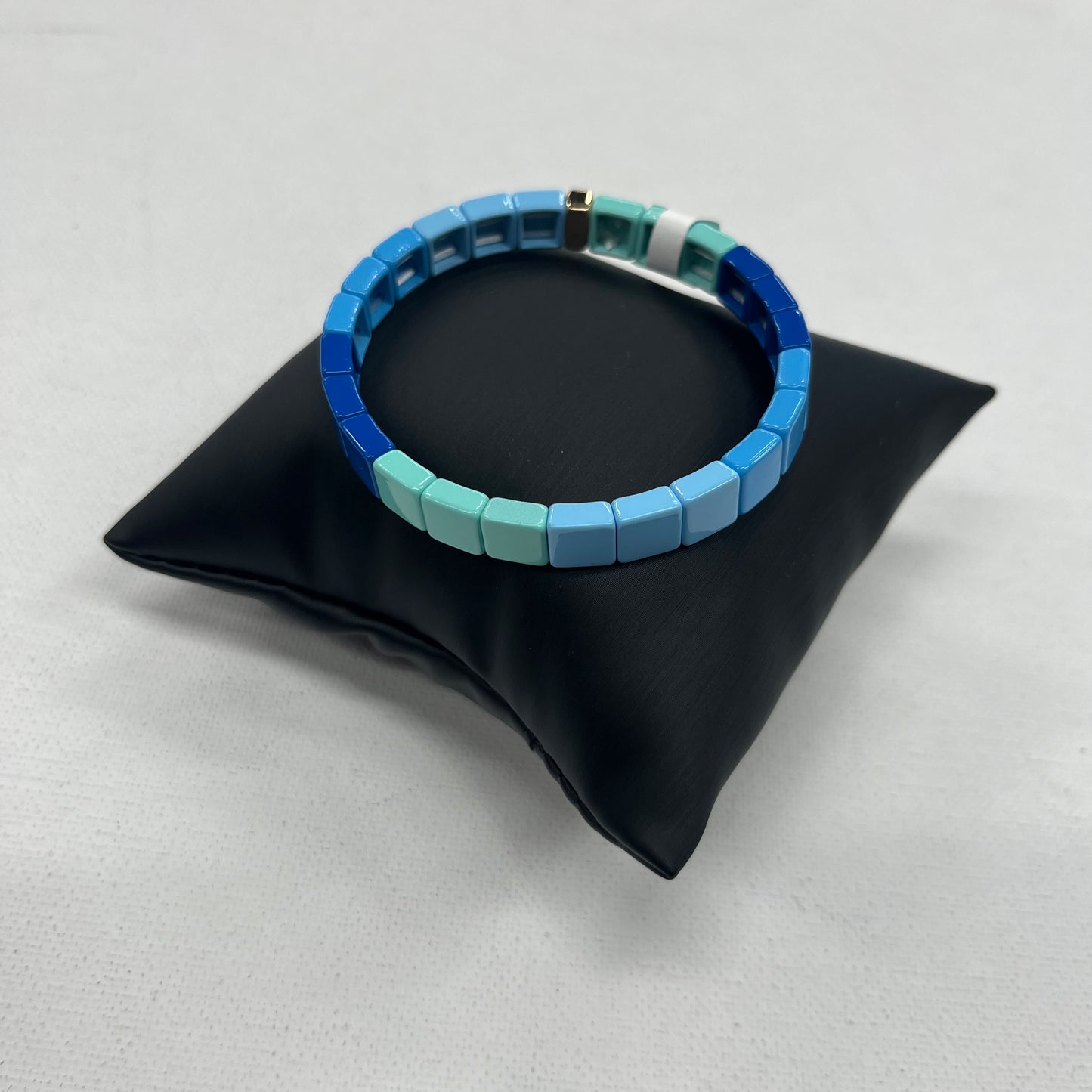 Bracelet Bangle By Cmc Enamel Tile Stretch Bracelet