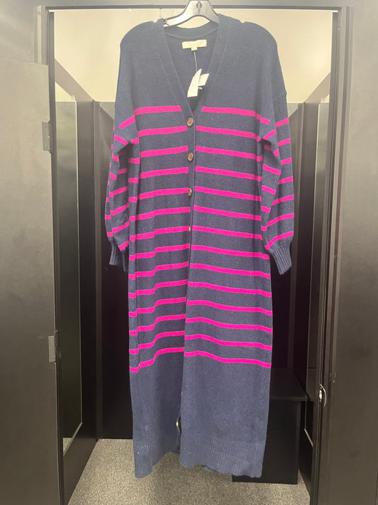 Striped Dress Work Loft, Size Xl