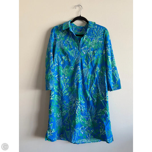 Dress Work By Lilly Pulitzer In Blue Green, Size: S