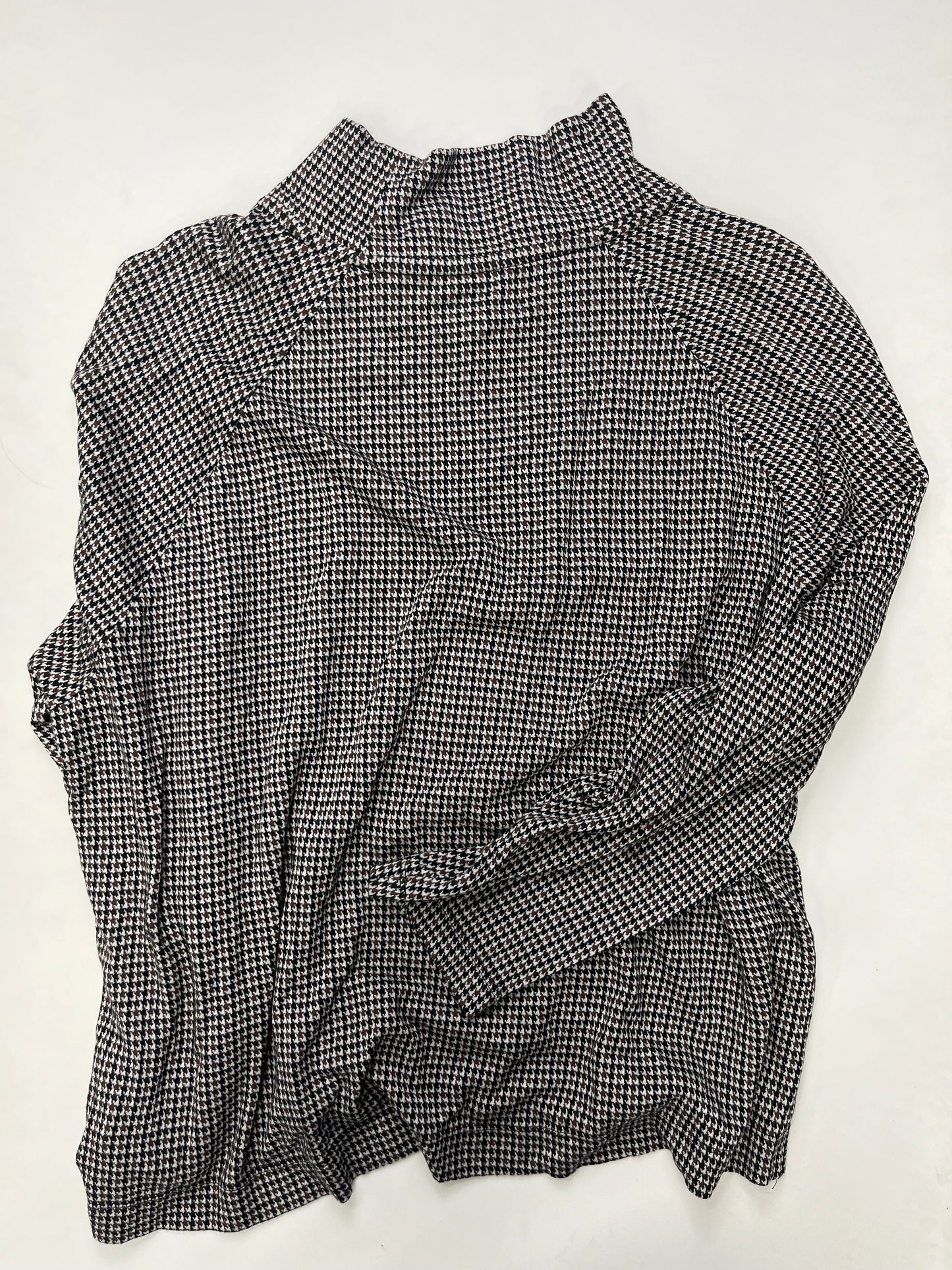 Plaid Top Long Sleeve Loft, Size 2x