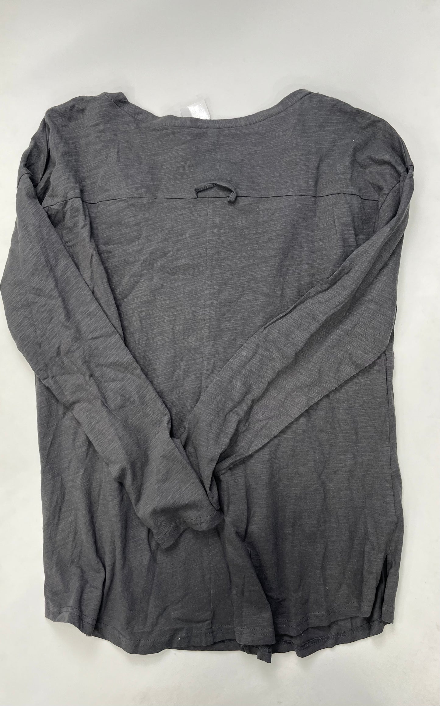 Grey Top Long Sleeve Suzanne Betro, Size 1x