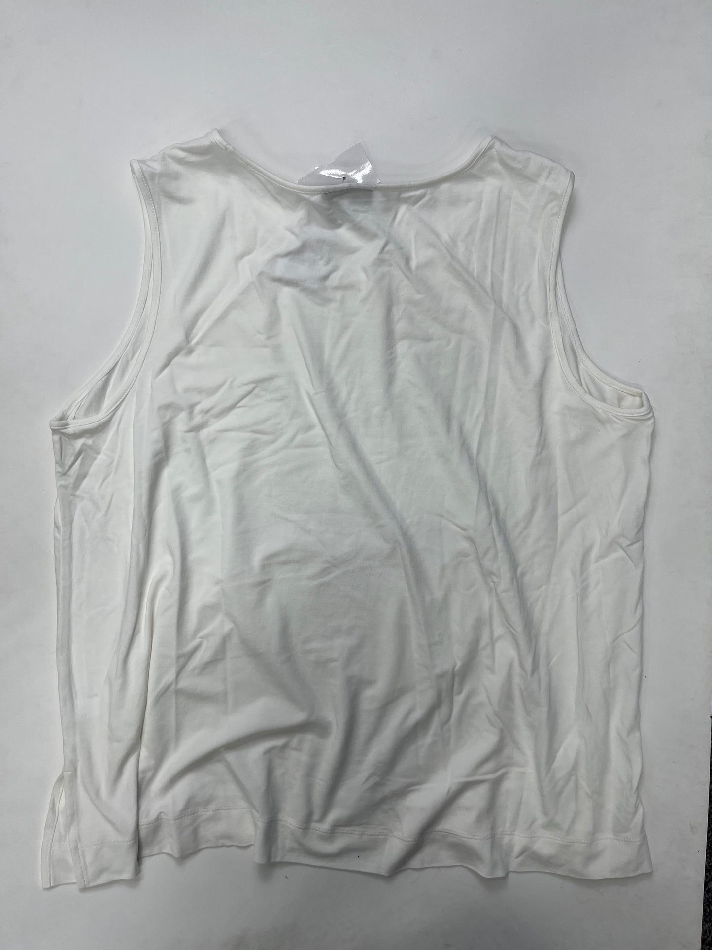 White Blouse Sleeveless J Jill, Size 1x