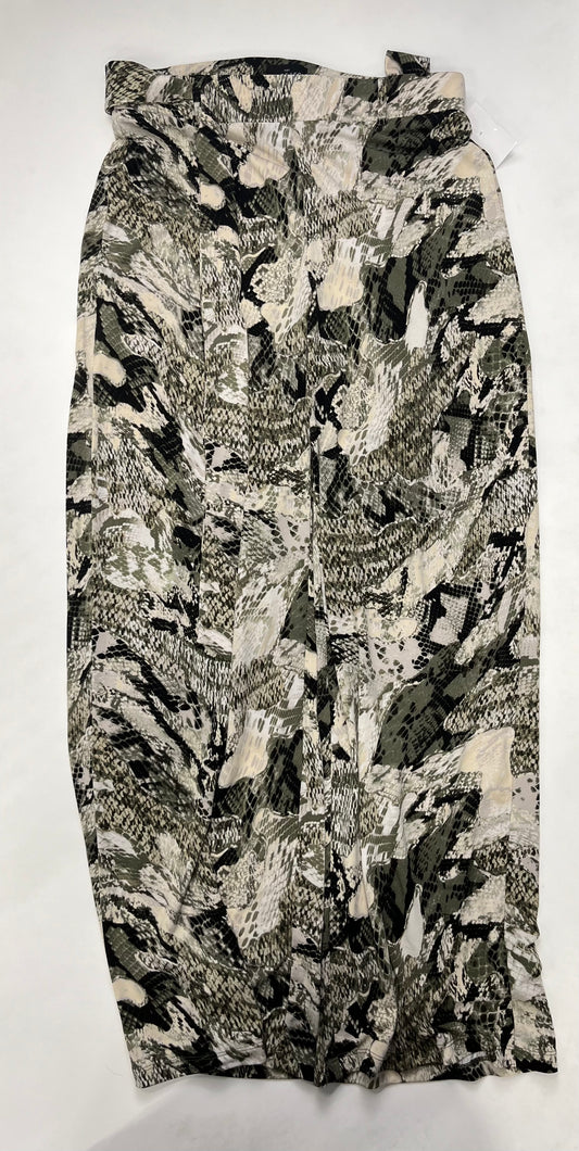 Animal Print Pants Palazzo White House Black Market O, Size S