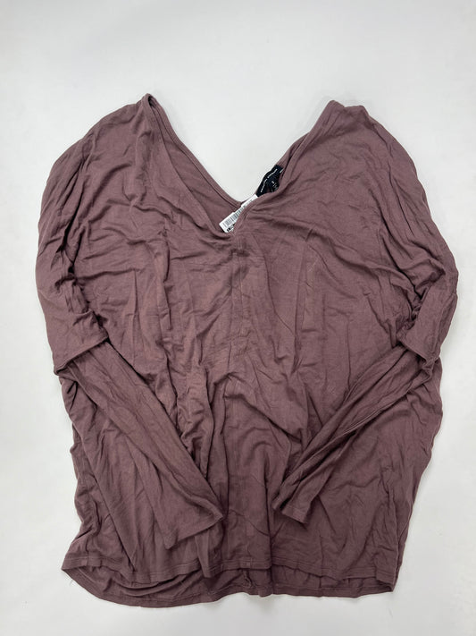 Plum Top Long Sleeve Universal Standard, Size S
