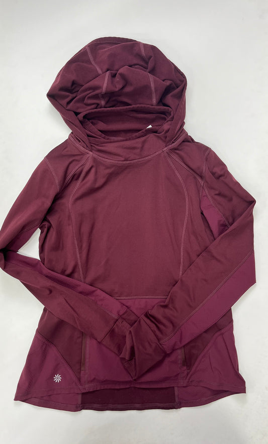 Burgundy Athletic Jacket Athleta, Size M