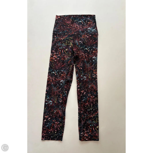 Athletic Leggings By Lululemon In Multi-colored, Size: Xs