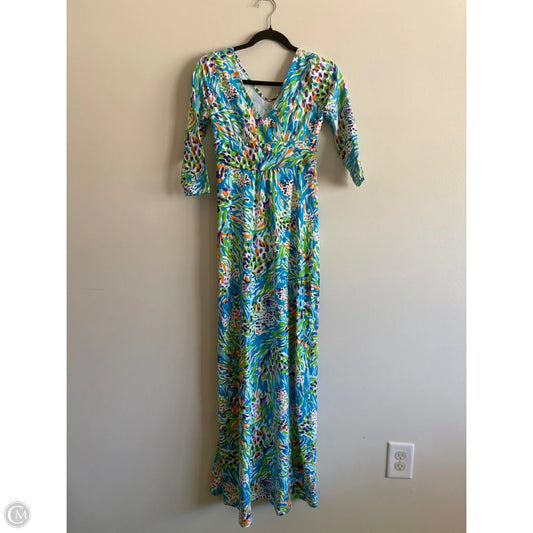 Dress Party Long By Lilly Pulitzer In Multi-colored, Size: Xs
