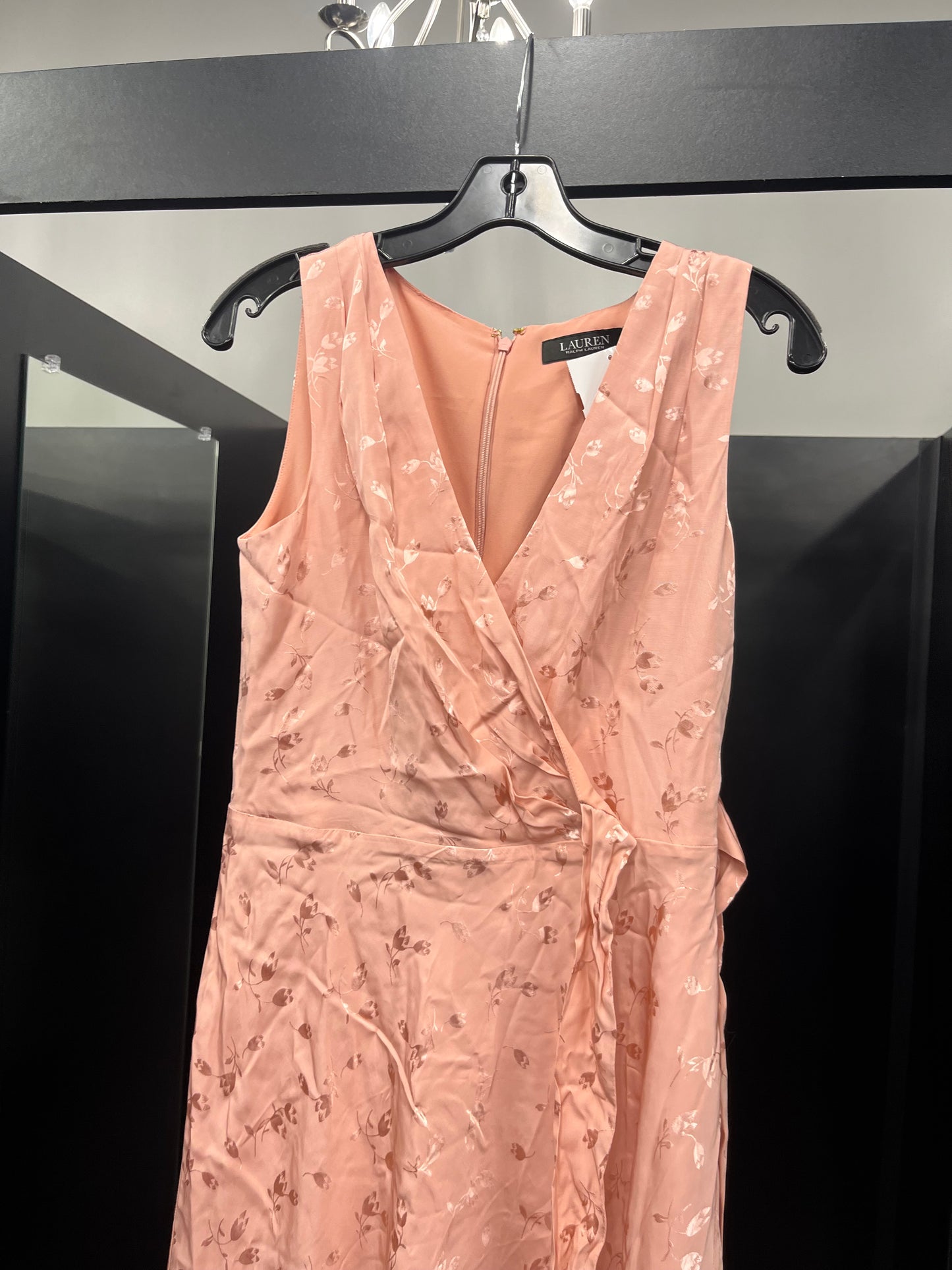 Salmon Dress Party Long Lauren By Ralph Lauren NWT, Size Xs