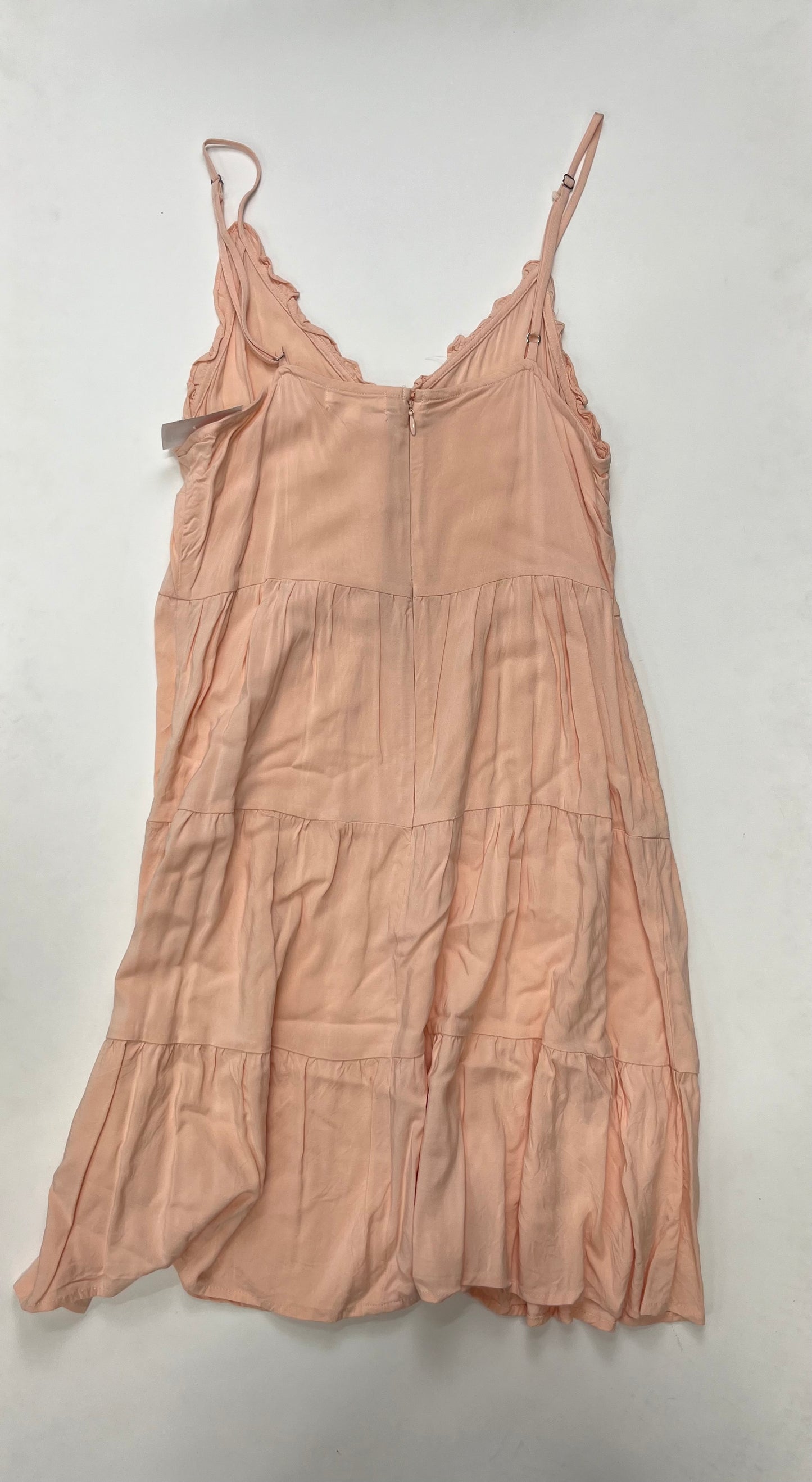 Peach Dress Casual Maxi Society, Size L