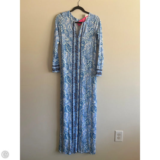 Dress Party Long By Lilly Pulitzer In Blue, Size: S