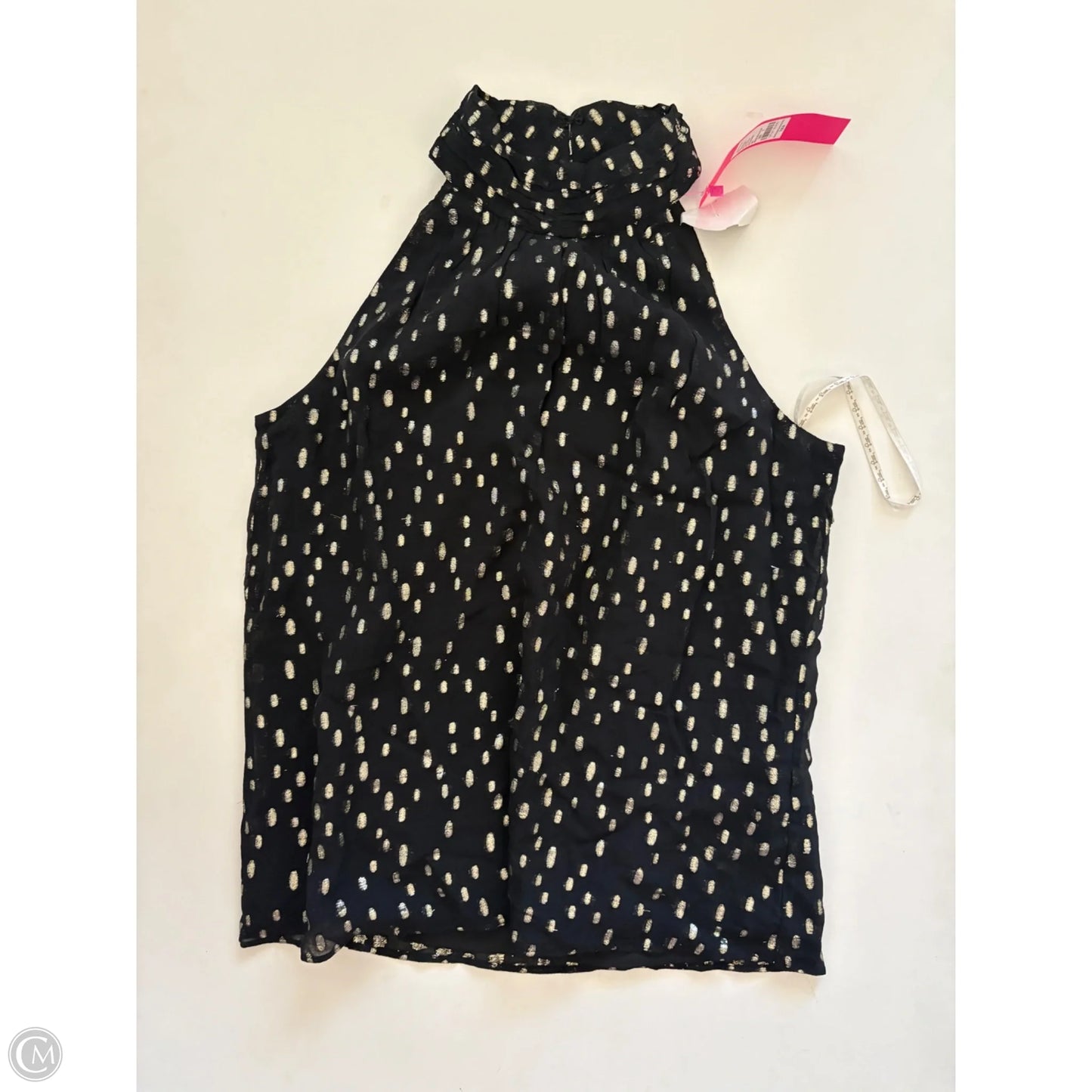 Blouse Sleeveless By Lilly Pulitzer In Black, Size: Xs