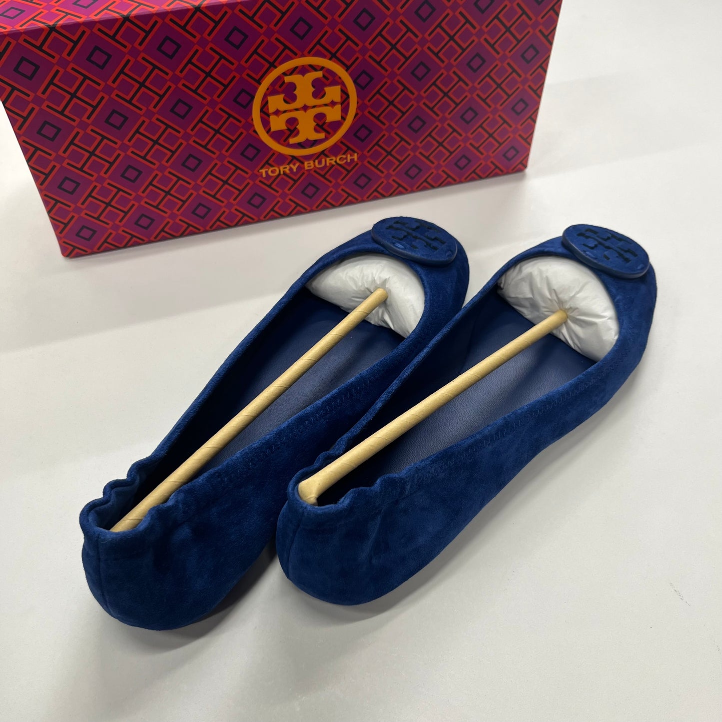 Navy Shoes Flats Mule & Slide Tory Burch, Size 9.5