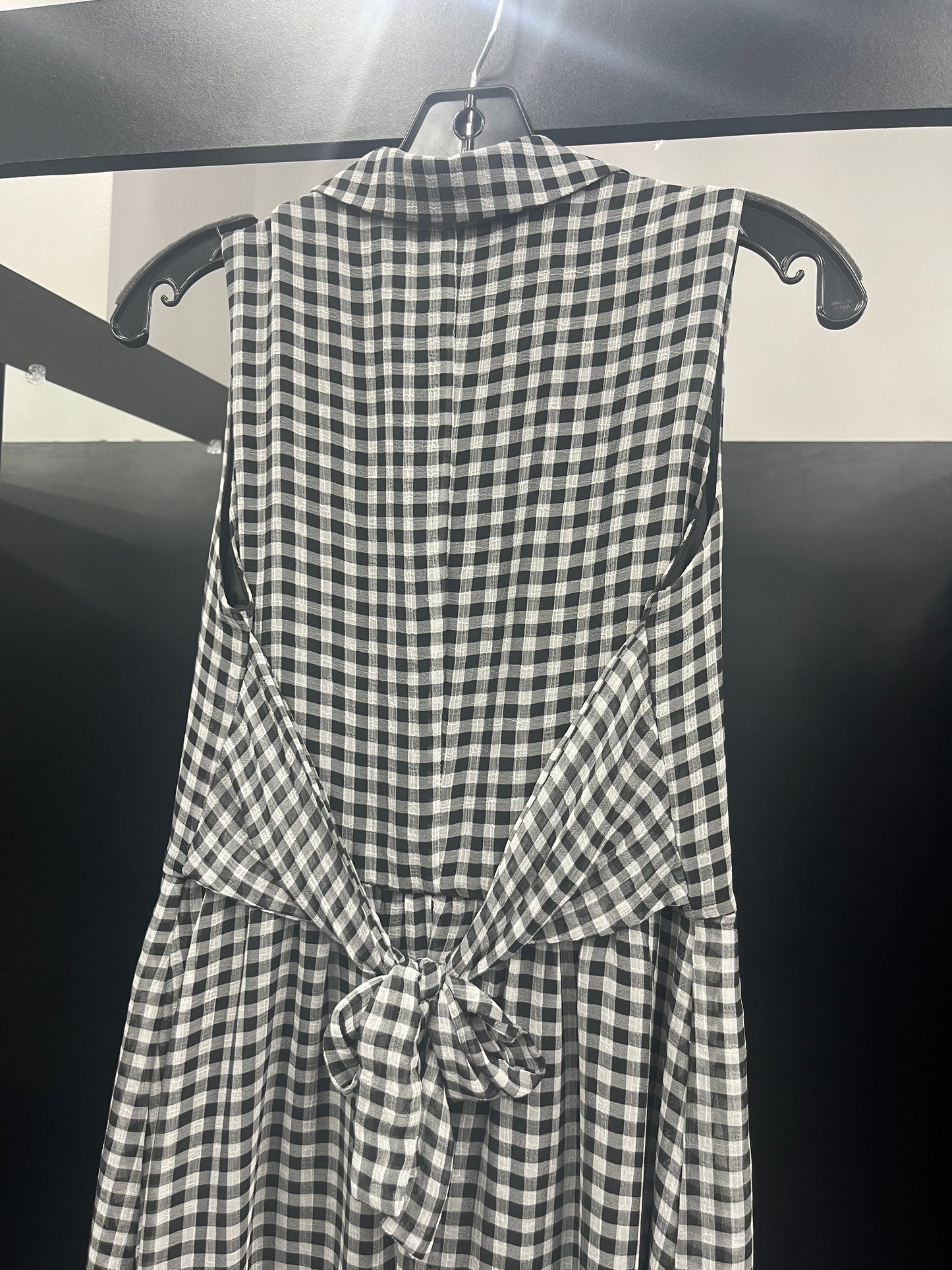 Checked Dress Casual Midi Dkny, Size Xs