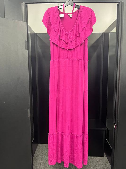 Dress Casual Maxi By Cato In Fuschia, Size: L