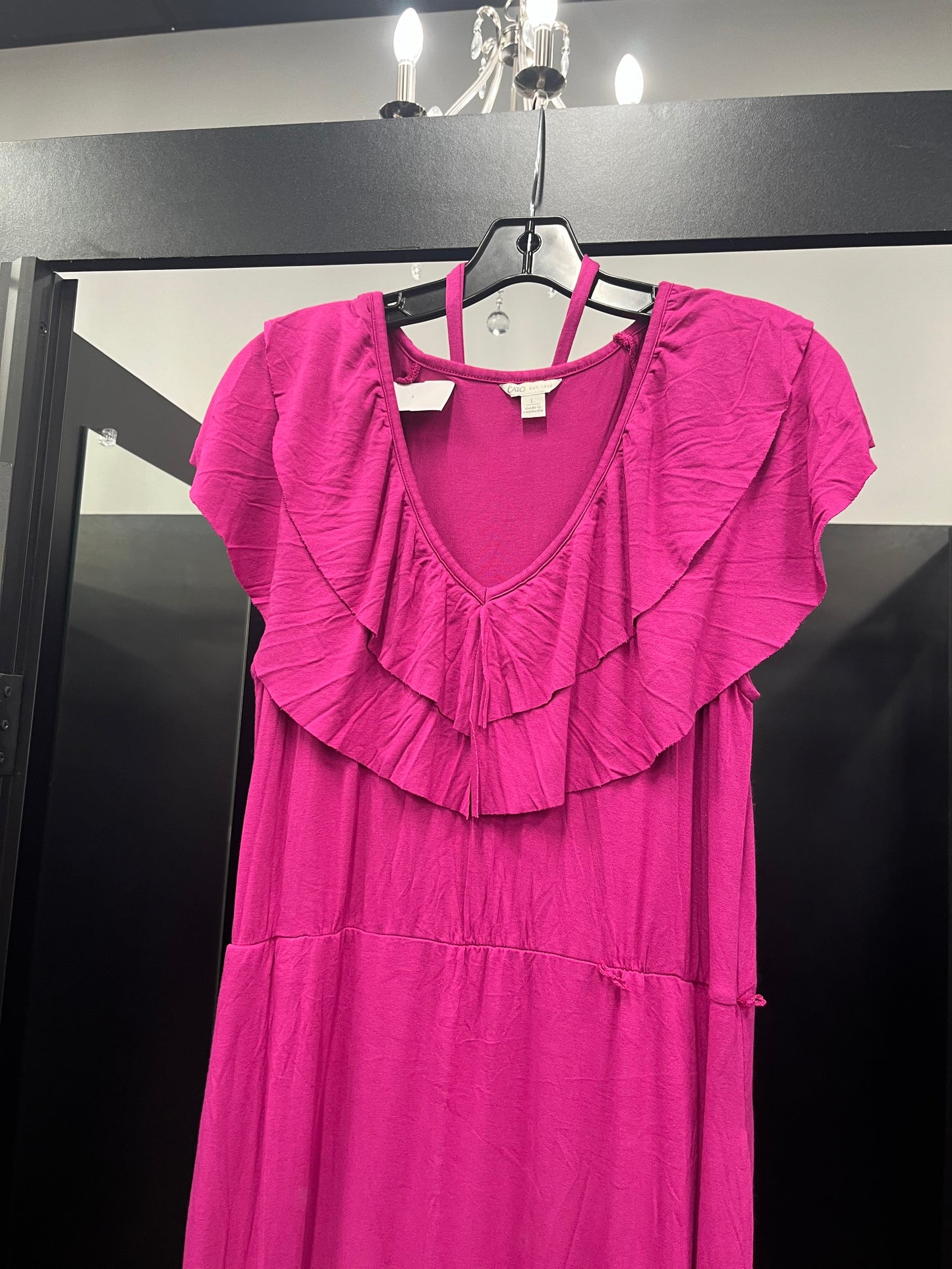 Dress Casual Maxi By Cato In Fuschia, Size: L