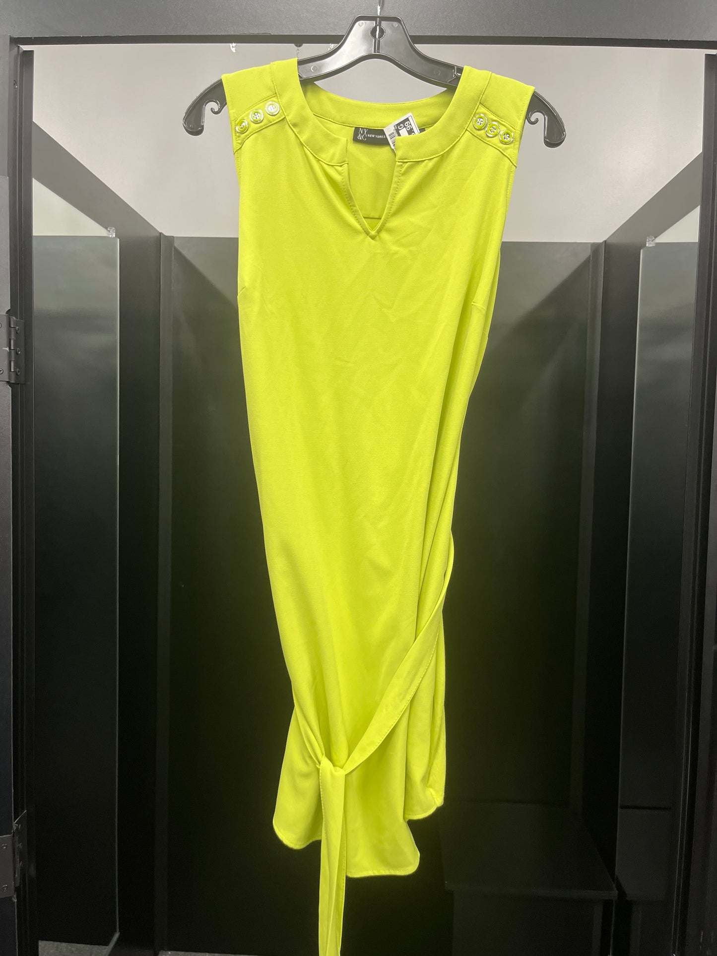 Lime Green Dress Work New York And Co, Size S