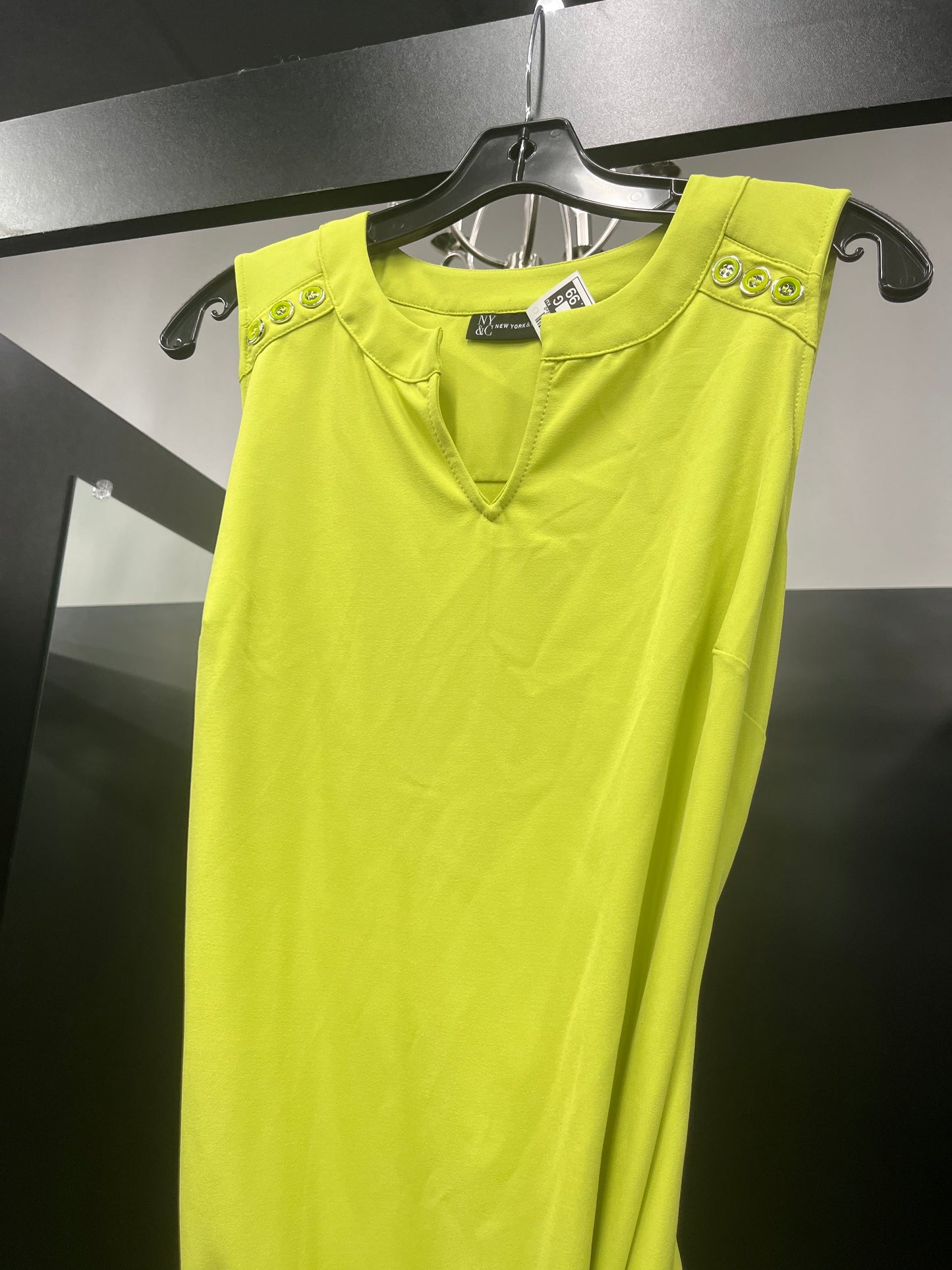 Lime Green Dress Work New York And Co, Size S