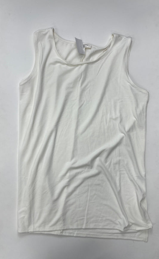 Cream Top Sleeveless Zenana Outfitters, Size Xl