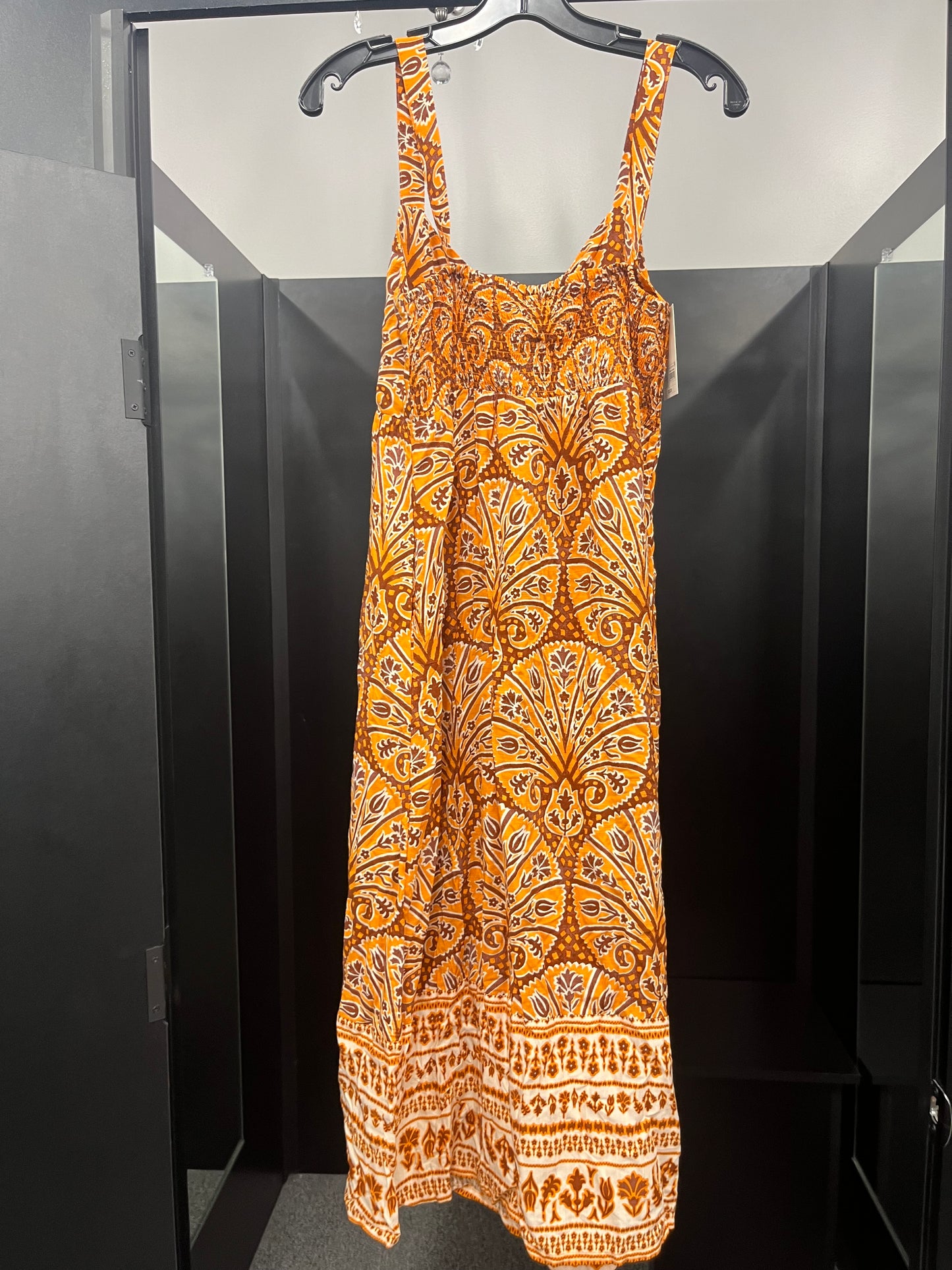 Orange Dress Casual Maxi Knox Rose NWT, Size S