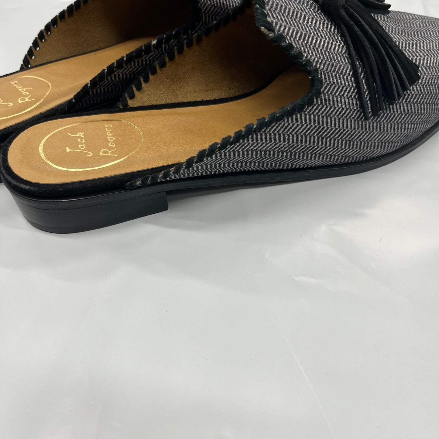 Black Shoes Flats Loafer Oxford Jack Rogers, Size 10