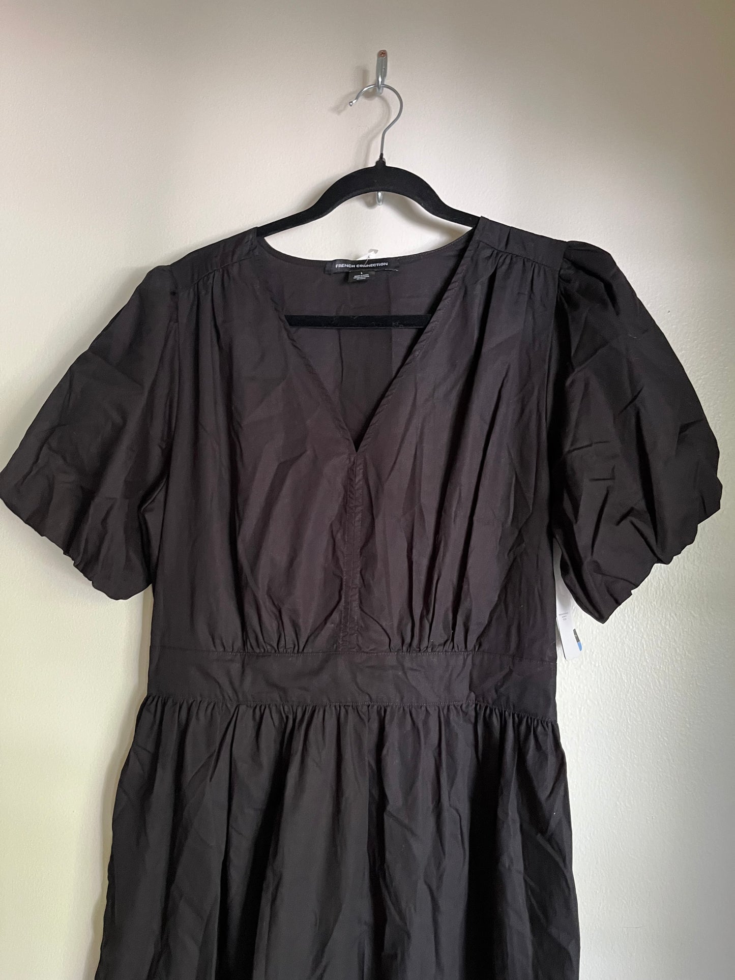 Dress Casual Maxi By French Connection In Black, Size: L