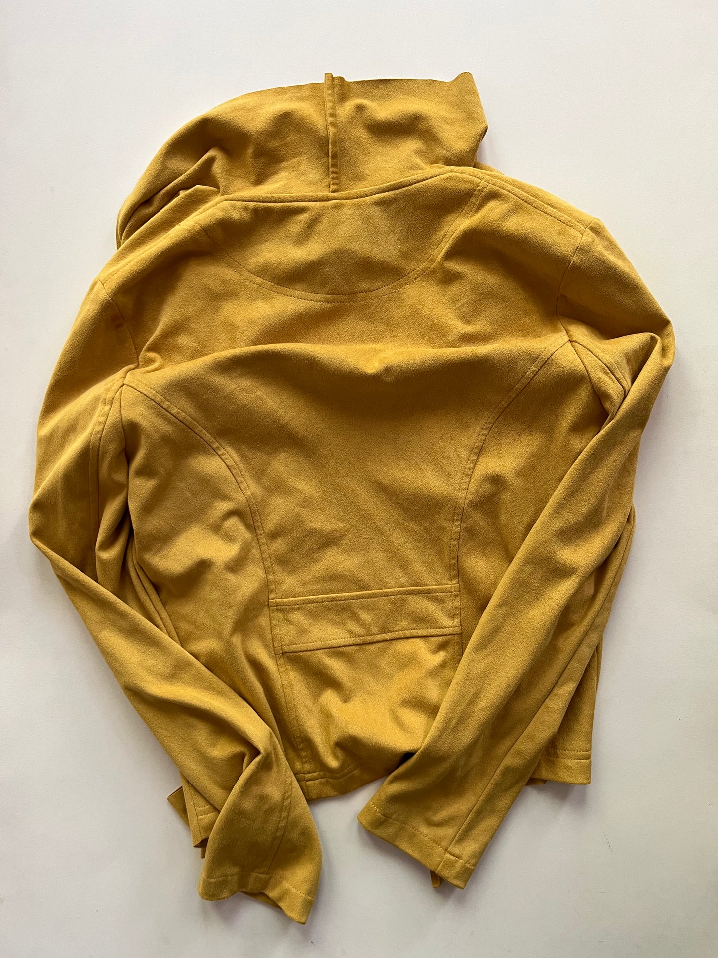 Jacket Moto By Vigoss In Mustard, Size: Xs