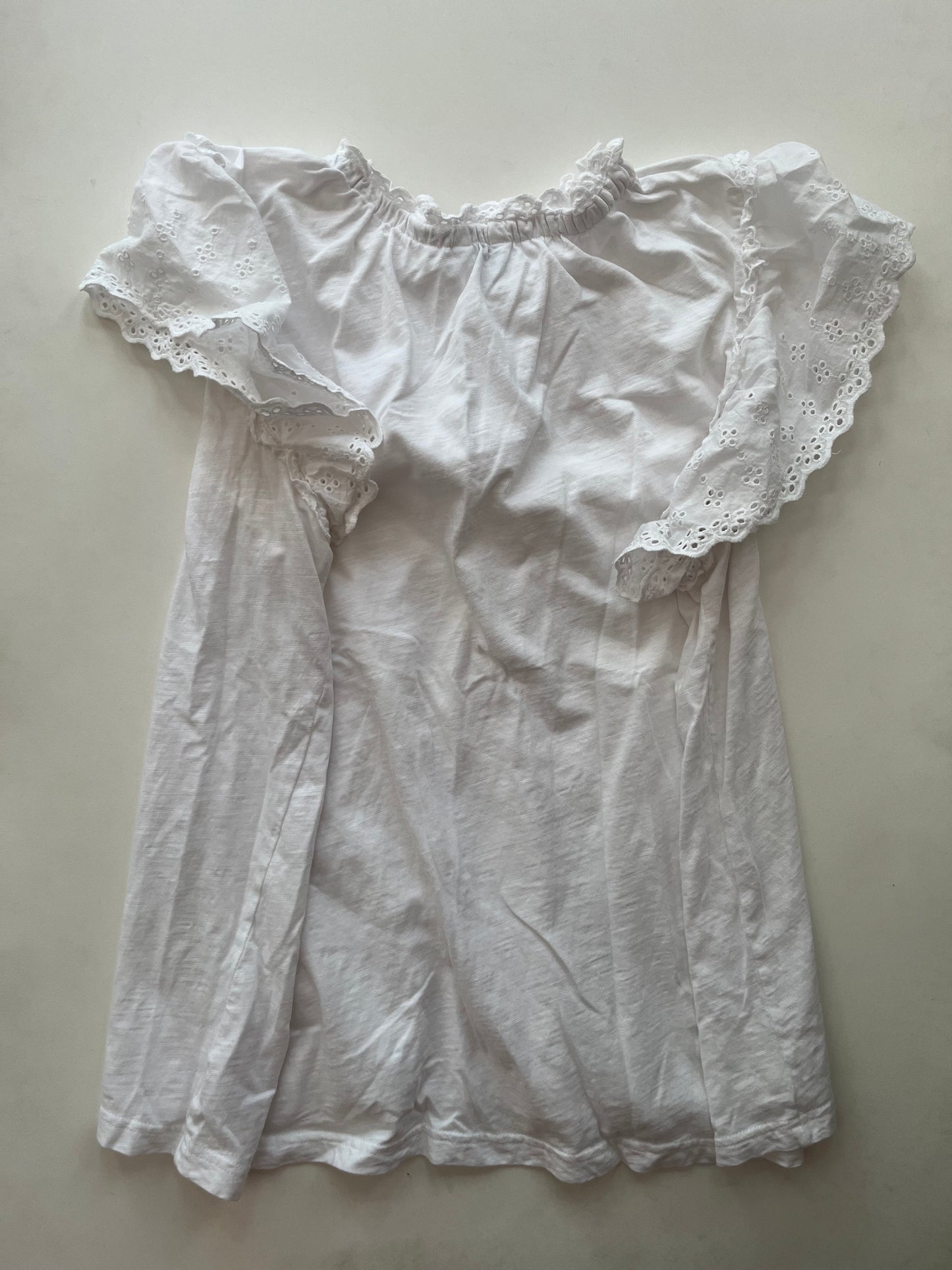 Top Short Sleeve By Crown And Ivy In White, Size: Xl