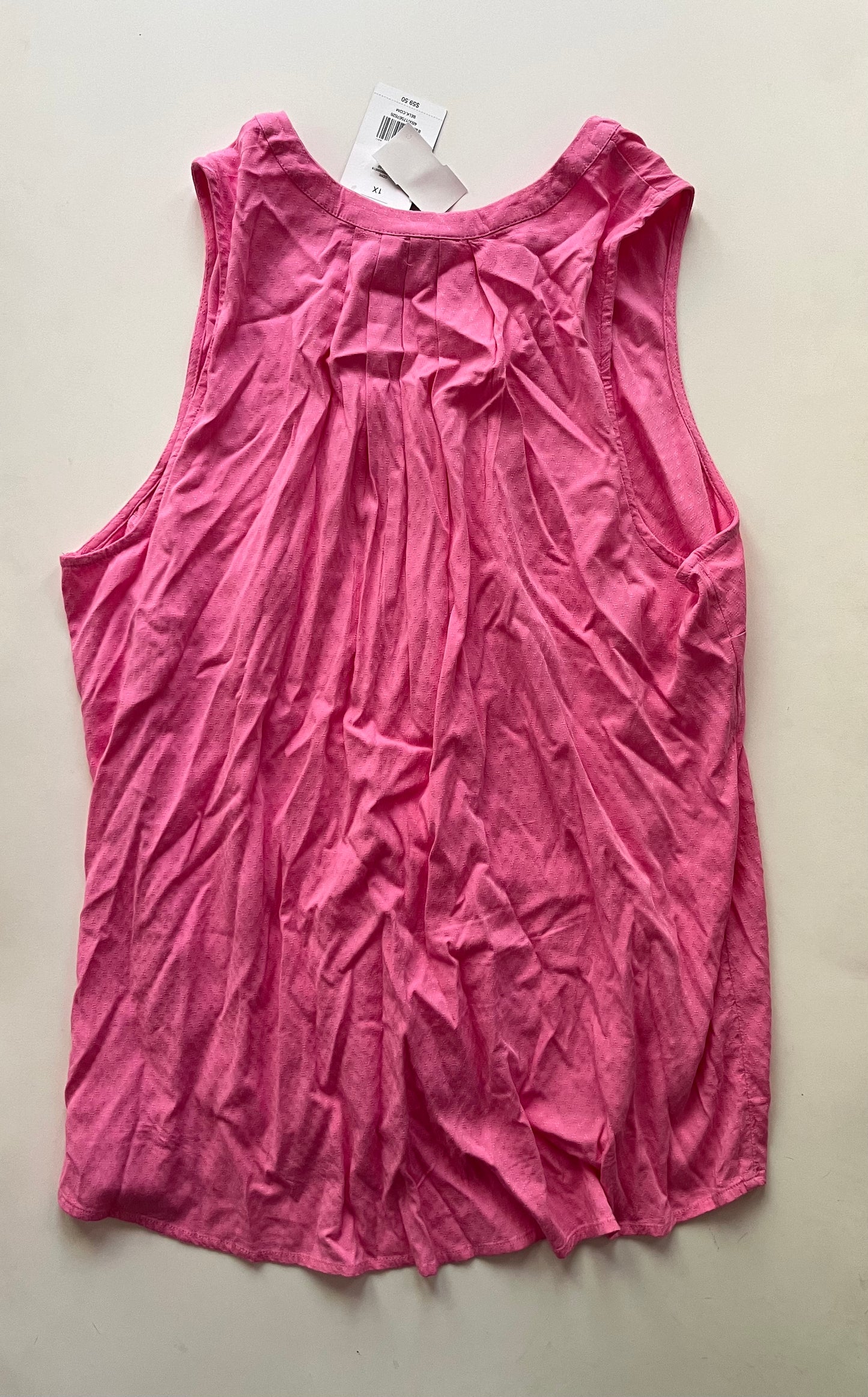 Top Sleeveless By Crown And Ivy In Pink, Size: 1x