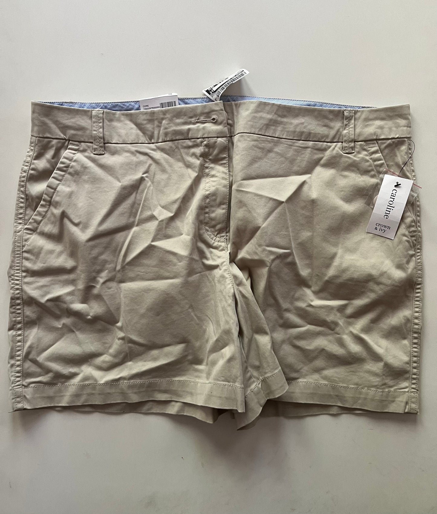 Shorts By Crown And Ivy In Khaki, Size: 16