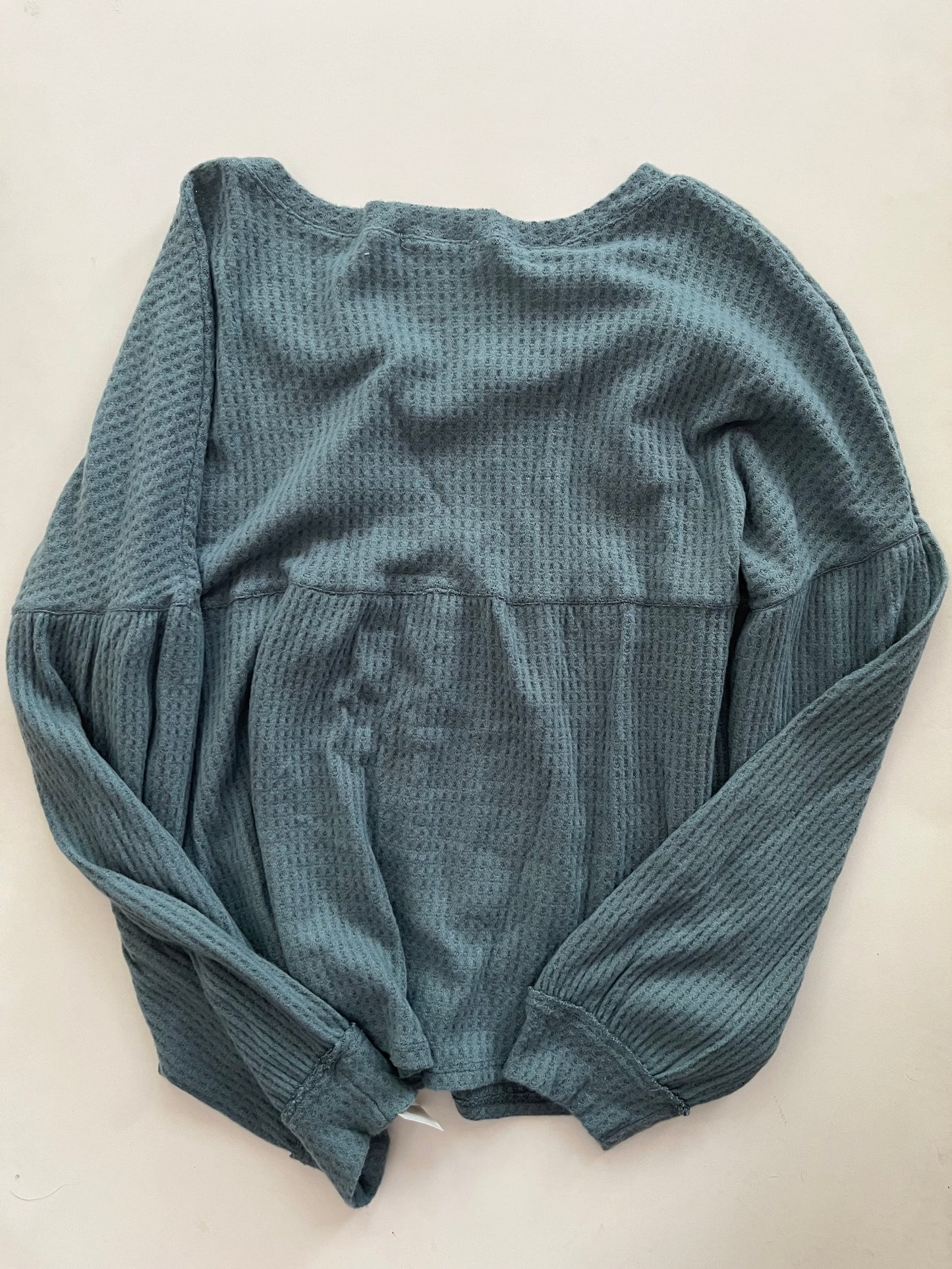 Top Long Sleeve By Clothes Mentor In Teal, Size: L