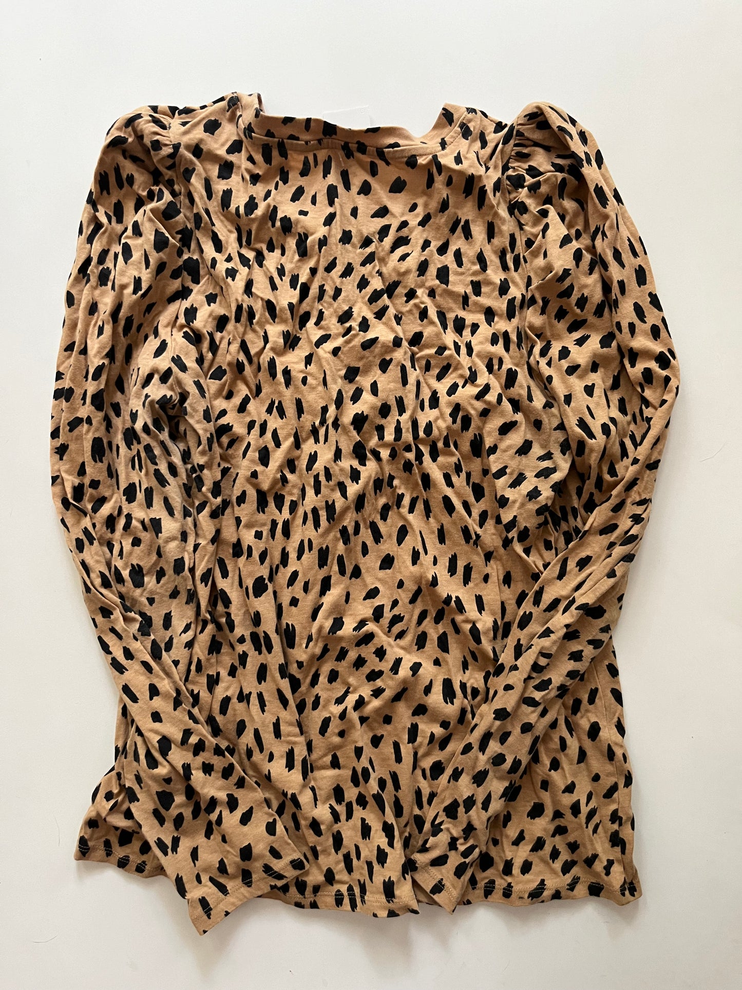 Top Long Sleeve By Crown And Ivy In Animal Print, Size: L