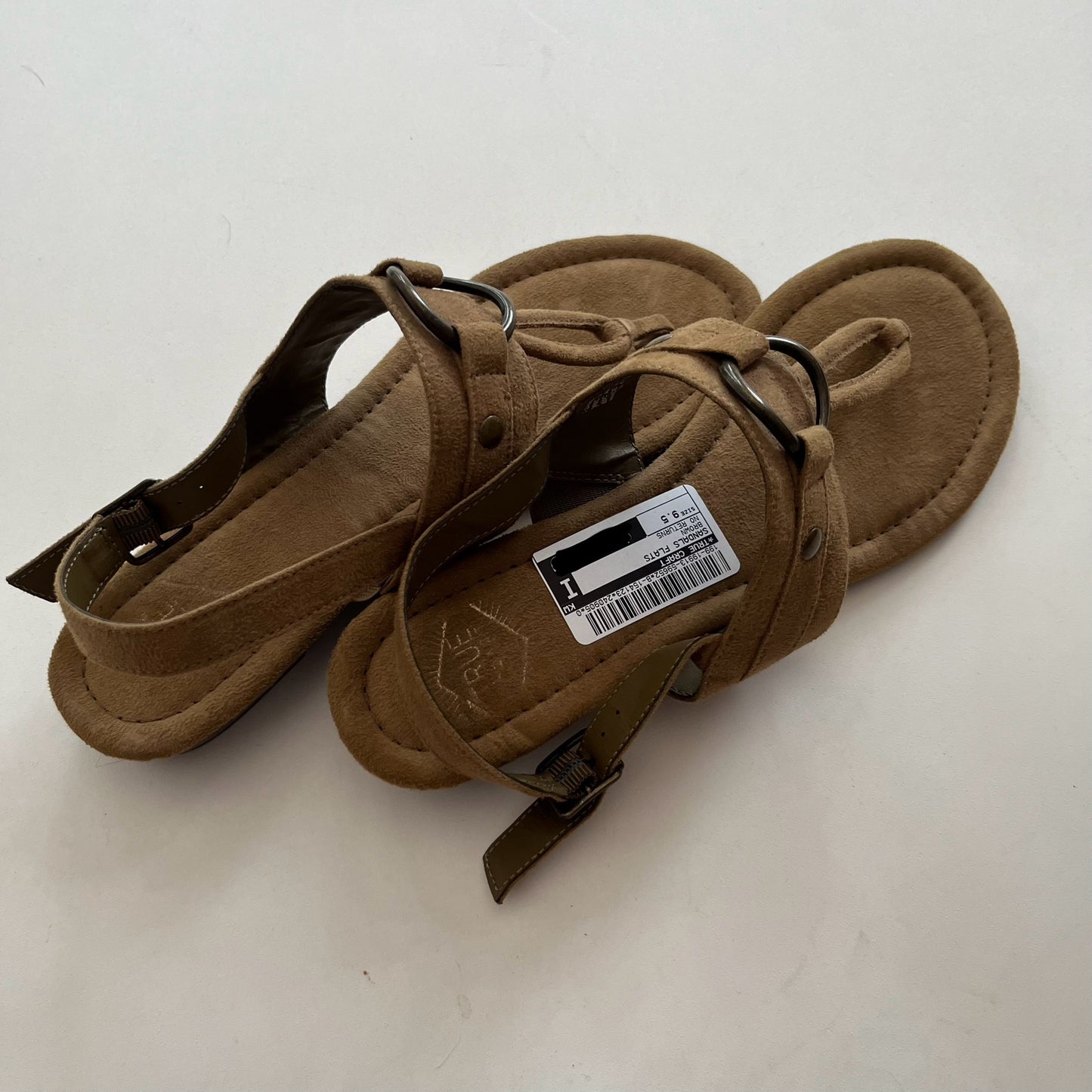 Sandals Flats By True Craft In Brown, Size: 9.5