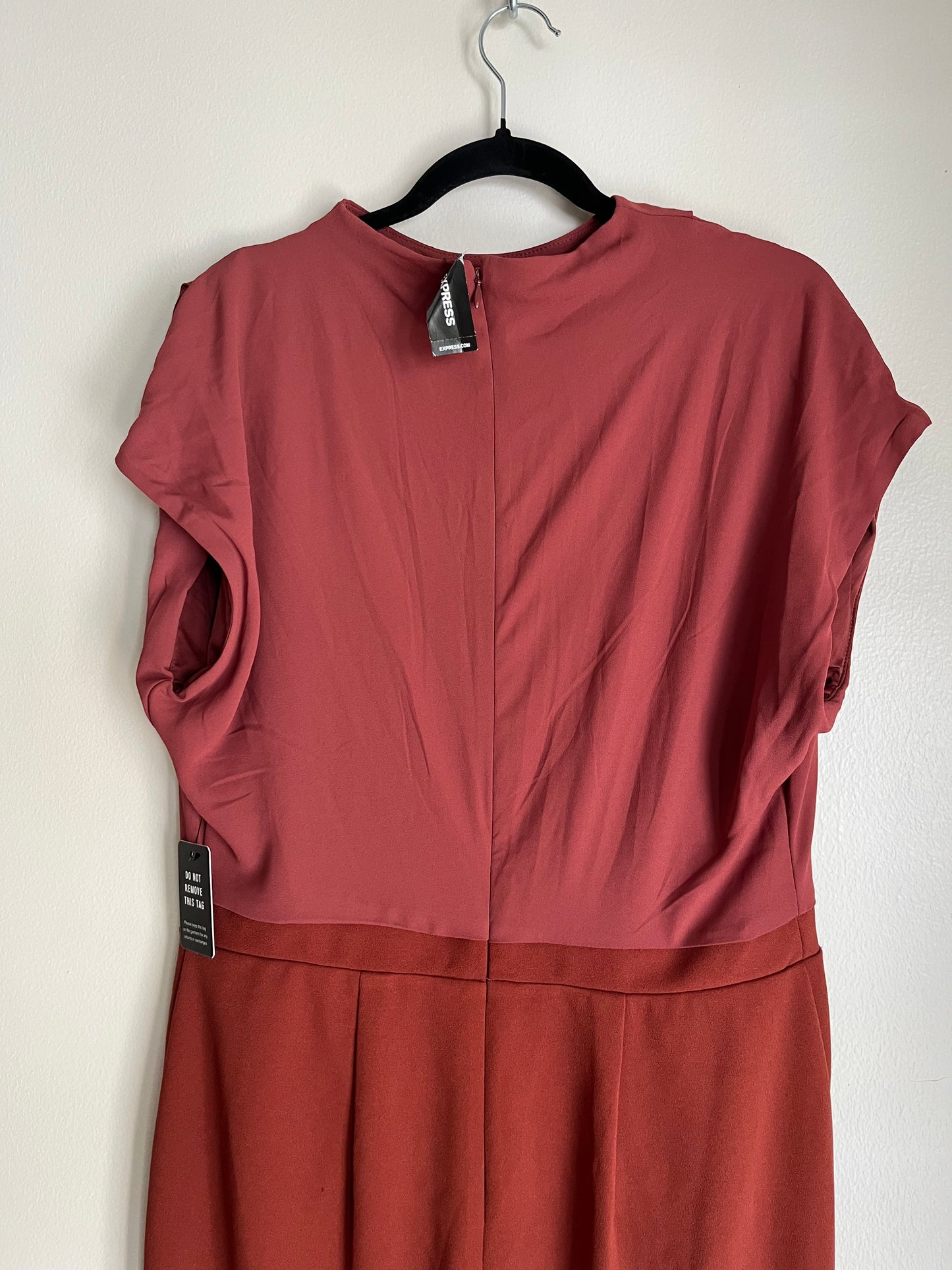 Dress Work By Express In Rust, Size: L