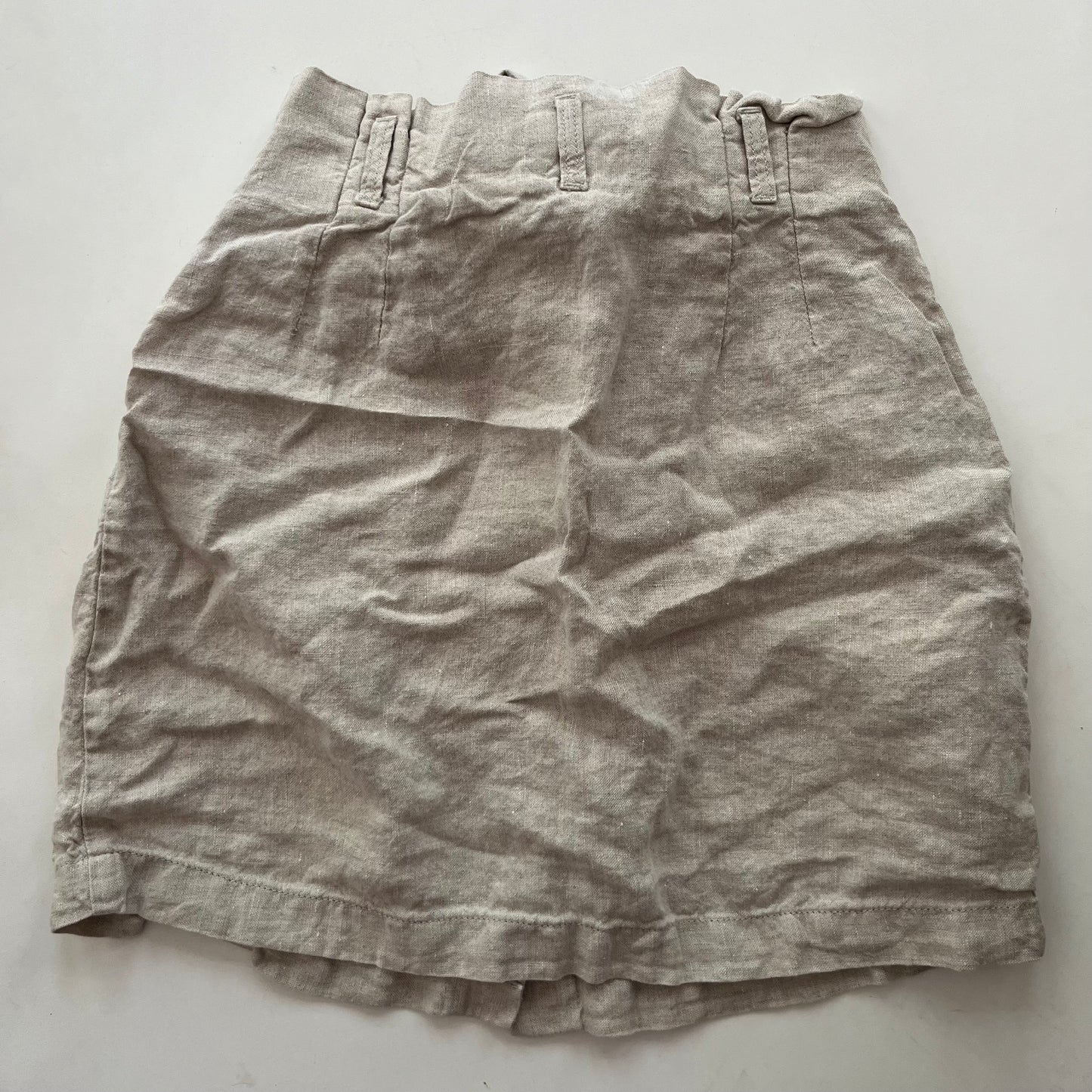 Skirt Mini & Short By H&m In Linen, Size: 6