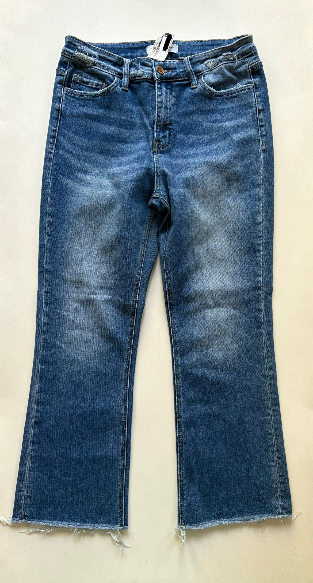 Jeans Flared By Flying Monkey In Denim, Size: 8