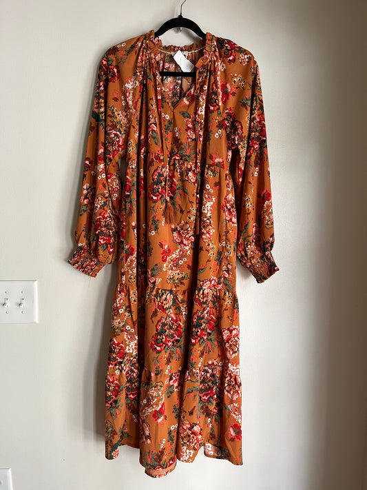 Dress Casual Midi By Umgee In Floral, Size: M