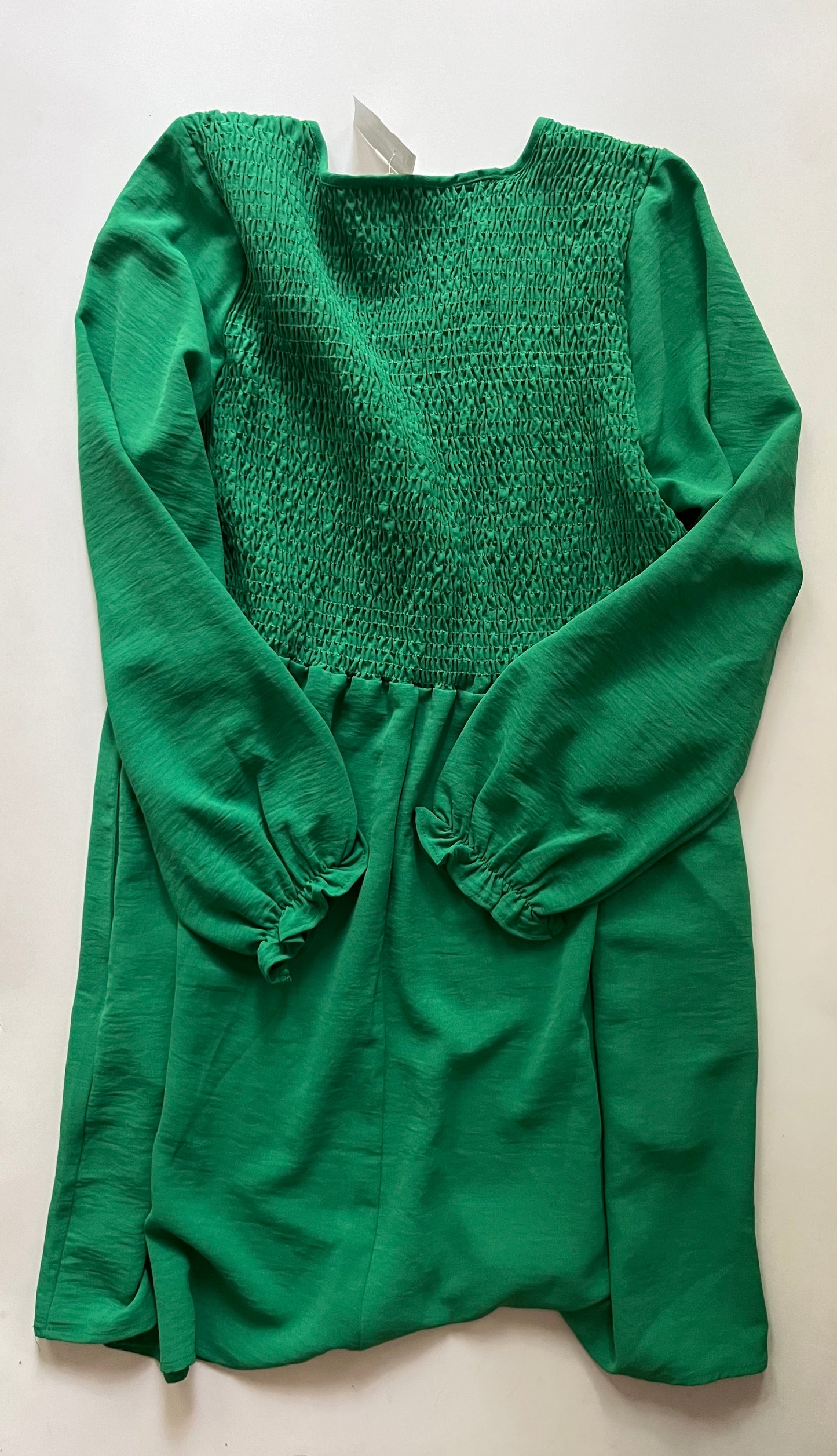 Dress Casual Midi By Cotton Blue In Green, Size: M