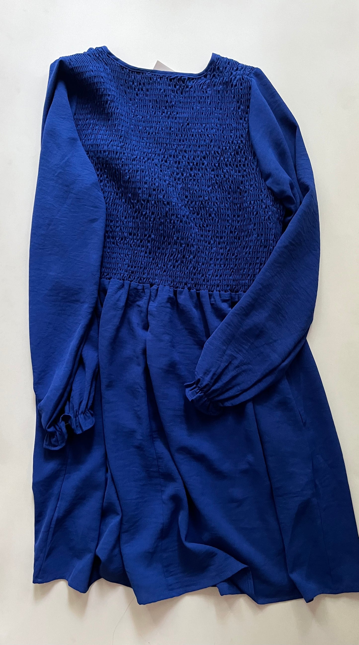 Dress Casual Midi By Cotton Bleu In Royal Blue, Size: M