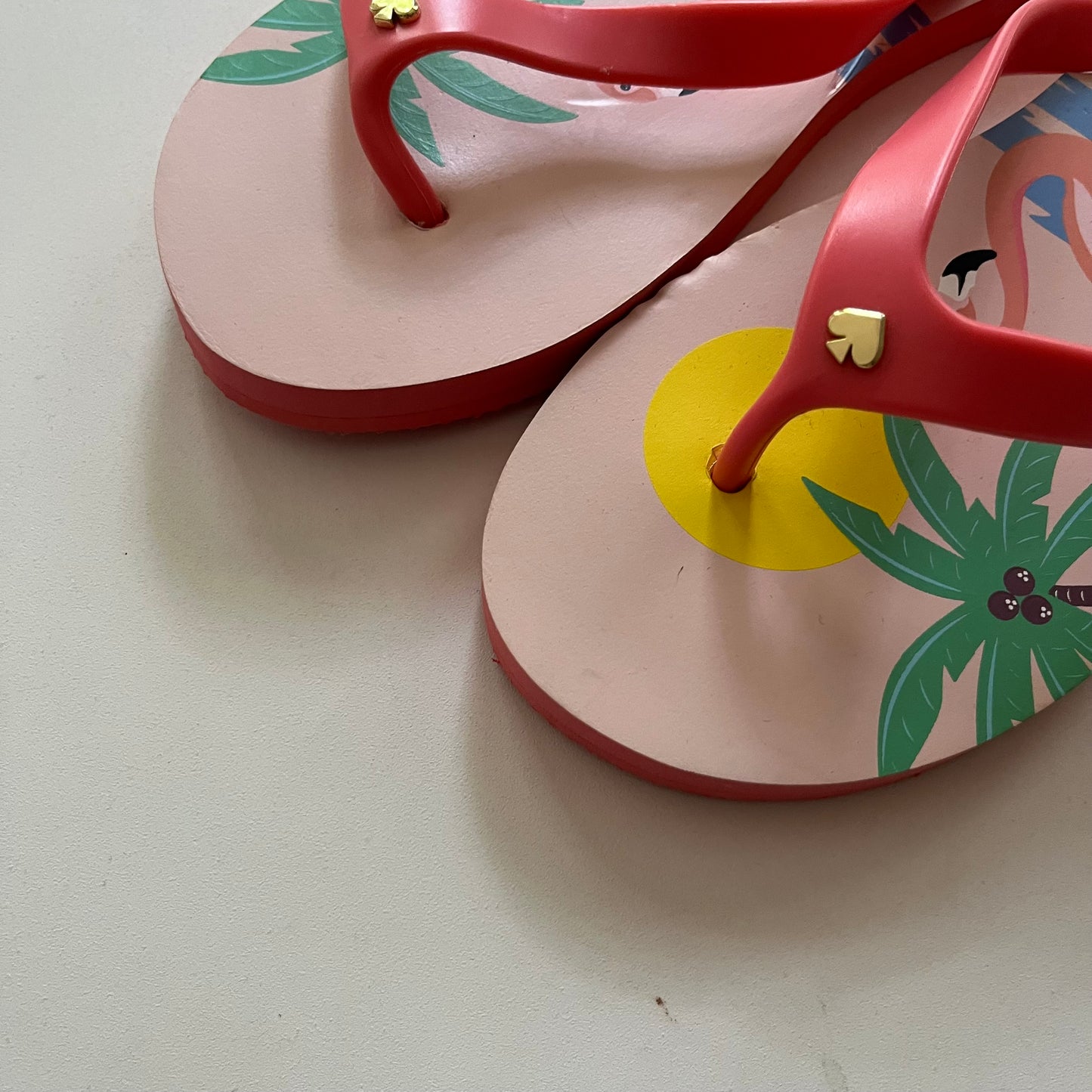 Sandals Flip Flops By Kate Spade In Pink, Size: 9