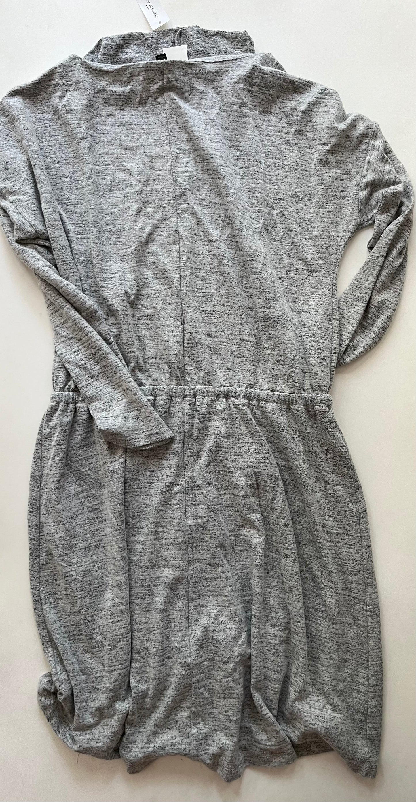 Dress Casual Midi By Banana Republic O In Grey, Size: L