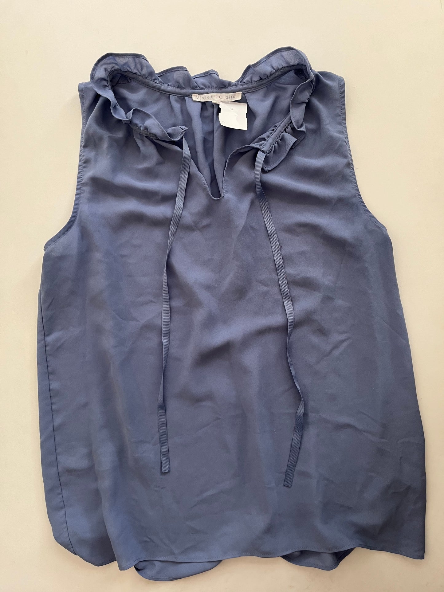 Blouse Sleeveless By Violet And Claire In Periwinkle, Size: L