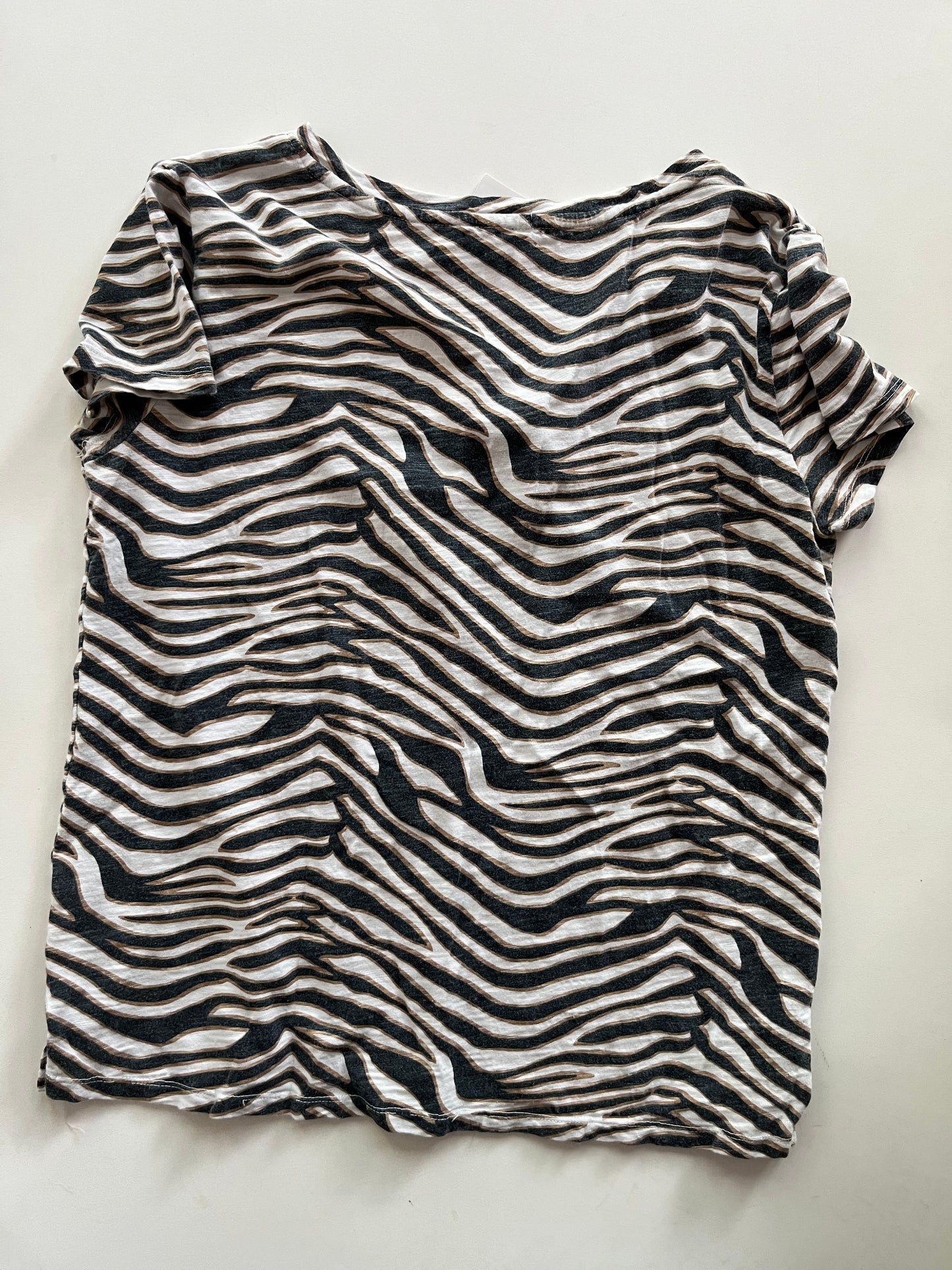 Top Short Sleeve By Dylan In Animal Print, Size: S