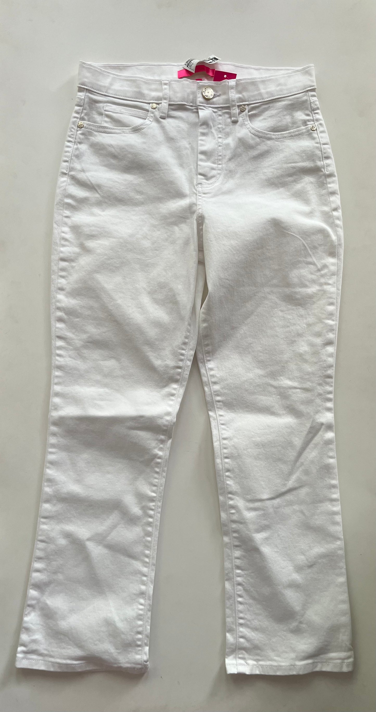 Jeans Straight By Lilly Pulitzer In White, Size: 6