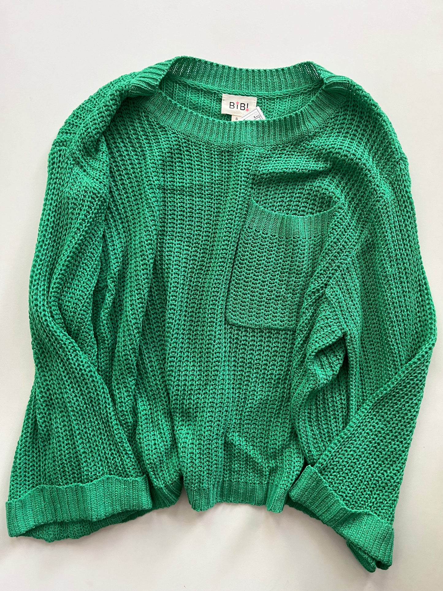 Sweater By Bibi In Green, Size: S