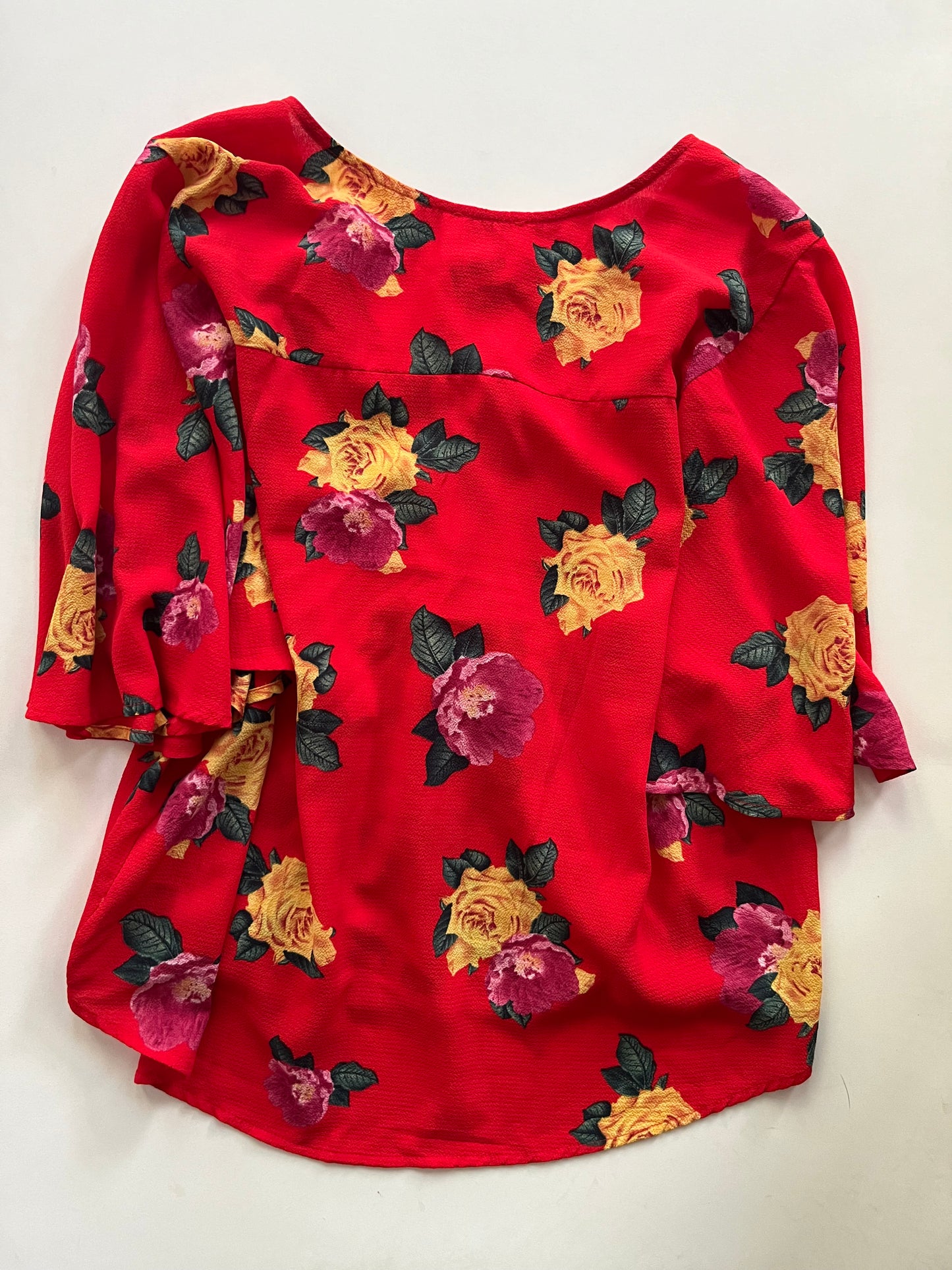 Blouse 3/4 Sleeve By Umgee In Red, Size: S