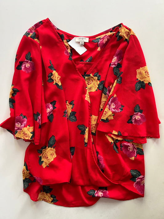 Blouse 3/4 Sleeve By Umgee In Red, Size: S