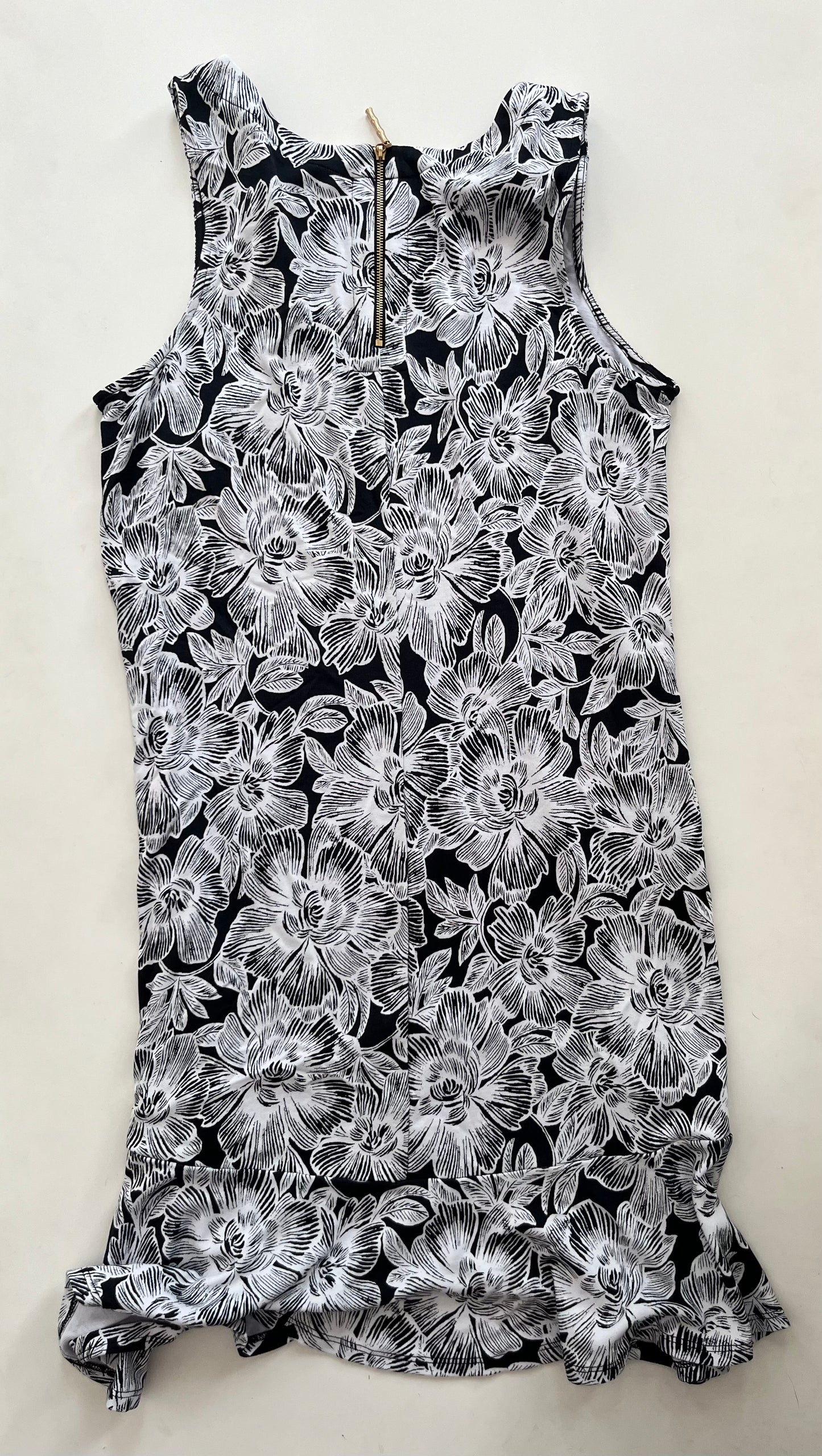 Dress Casual Midi By Tommy Bahama In Black White, Size: L