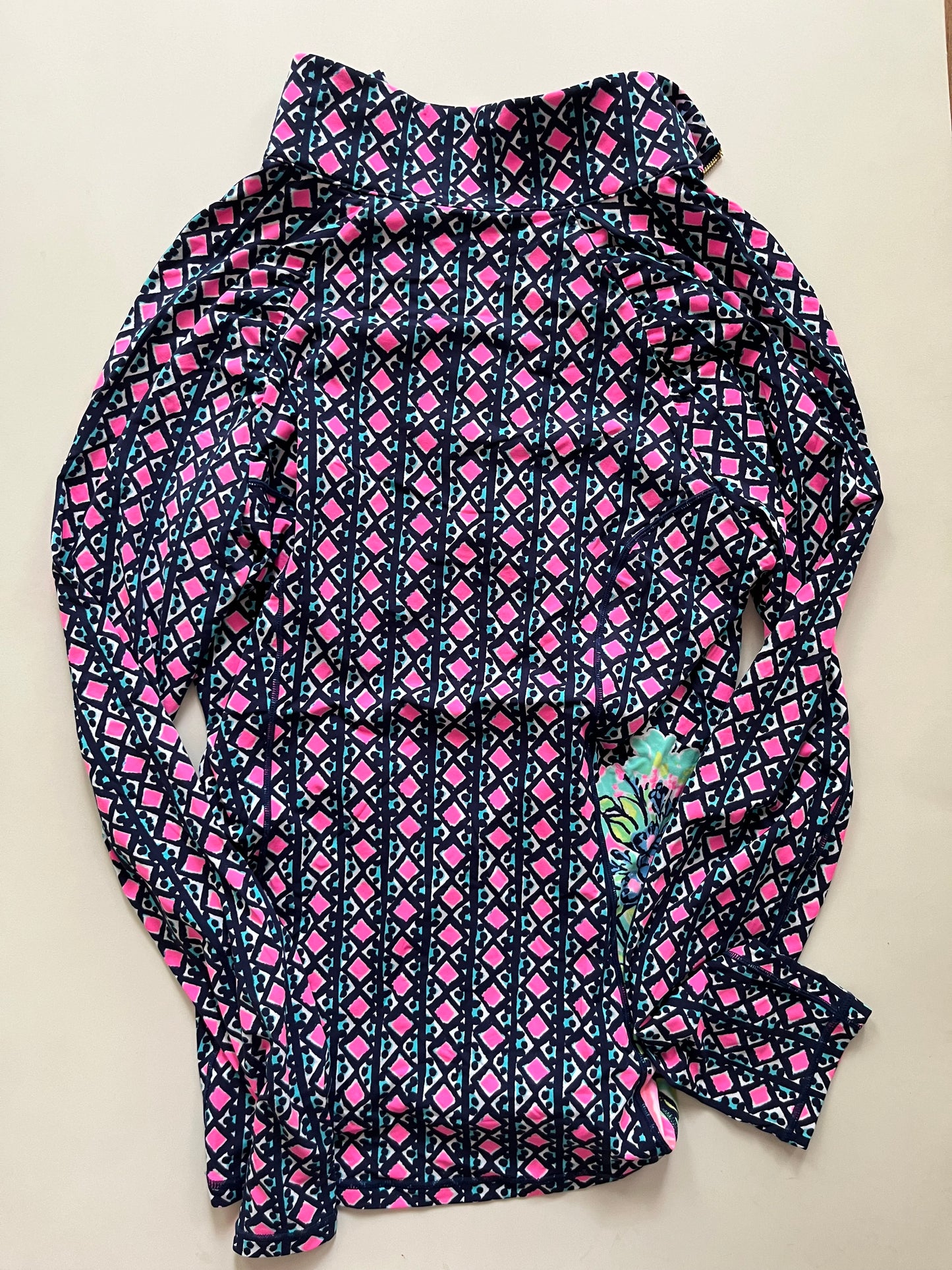 Athletic Jacket By Lilly Pulitzer In Multi-colored, Size: M