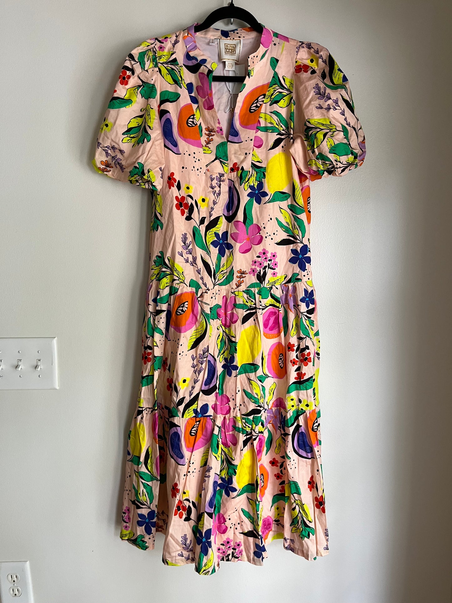 Dress Casual Maxi By Emily McCarthy In Multi-colored, Size: Xxs