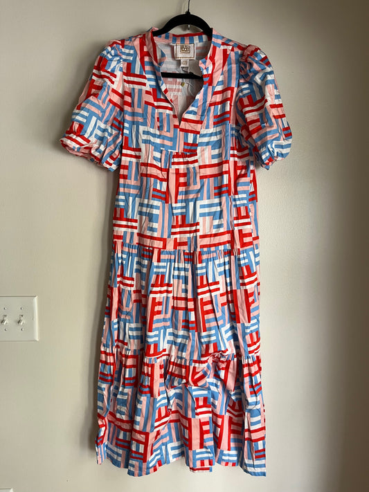 Dress Casual Maxi By Emily McCarthy In Multi-colored, Size: Xxs